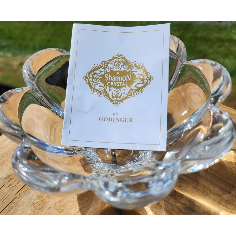 Shannon Crystal By Godinger Zinnia‎ Crystal Bowl